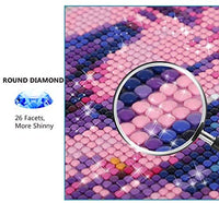 Kit de pintura de diamante 5D para adultos y niños, para principiantes, pintura de bordado con diamantes de imitación de cristal con perforación completa, para decoración de pared de interior del hogar (adorable gato-11.8 x 15.7) - Arteztik
