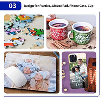 Koala 120 hojas de papel de sublimación 13x19 para transferencia de calor DIY regalo compatible con impresora de inyección de tinta con tinta de sublimación - Arteztik
