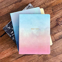 Cuaderno de bocetos de piel vegana de Denik, de 7 x 9 pulgadas, con 88 páginas en blanco - Arteztik
