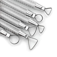 Herramientas para esculpir arcilla de cerámica AIFUDA, 22 herramientas de tallado de cerámica con mango de madera, raspador de metal y herramientas de moldeo de arcilla de plástico, para escultura de cerámica de arcilla de corte de sangría - Arteztik
