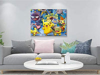 Kit de pintura de diamantes 5D por número, kits de pintura de diamante para adultos, arte de diamantes, pintura de punto de cruz, perforación completa, diamantes de imitación, bordado, arte para decoración de pared del hogar, 14 x 18 pulgadas (Pikachu) - Arteztik
