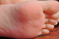 1 par de zapatos de silicona de maniquí femenino para exhibir el pie de la joyería, sandalias, calcetines, calcetines, dibujos con uñas. - Arteztik
