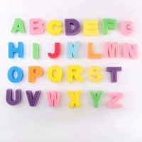 Juego de pintura para niños de Early Learning, juego de herramientas de pintura de esponja lilana para niños, delantal impermeable con pinceles de pintura, espuma en forma de letra, bolsa de almacenamiento (57 piezas) - Arteztik
