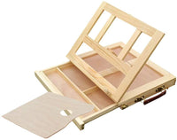 Caballete de mesa de arte con caballete de pintura ajustable, caballete de artista portátil con cajón, caballete de escritorio premium para estudiantes aficionados - Arteztik
