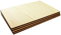 Twdrer 4 unidades de placas de madera rectangulares sin terminar, placas de madera para bricolaje en casa, manualidades, pintura, escritura, decoración de boda (10.5 x 7.0 x 0.2 in) - Arteztik
