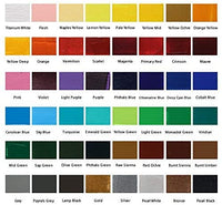 Artecho - Juego de pintura acrílica para arte, 18 colores, 2.0 fl oz, suministros básicos de pintura acrílica para madera, tela, manualidades, lienzo, cuero y piedra - Arteztik
