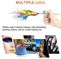 Snefe - Kit de aerógrafo de 3 modos, multiusos, con mini compresor de aire, aguja de 0.012 in para maquillaje, arte de uñas, tatuaje, decoración de tartas, pintura de coche - Arteztik

