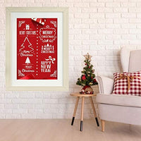Koogel 7 plantillas de Navidad, incluye 3 plantillas de invierno y 4 plantillas de vacaciones, plantilla de plástico para planificador, diario, tarjeta, bricolaje, dibujo, pintura, proyectos de manualidades - Arteztik
