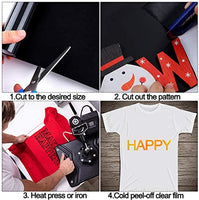 Ruisita - Rollo de vinilo de transferencia de calor de 2 rollos de papel de transferencia de calor suave HTV para ropa de bricolaje, camisetas, cuero, telas, artes y manualidades - Arteztik
