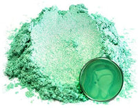 Pigmento en polvo de Mica "té verde" (1.76 oz), aditivo multiusos para manualidades y manualidades, carpintería, bombas de baño naturales, resina, pintura, epoxi, jabón, esmalte de uñas, bálsamo de labios (té verde, 1.76 oz). - Arteztik
