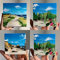 CertBuy Lienzo estirado de 6.0 x 6.0 in, 24 unidades, 100% algodón en blanco para pintura, pintura acrílica, pintura al óleo y medios de arte mojado - Arteztik
