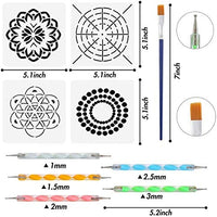 PASISIBICK 10 piezas de cartón redondo negro mandala papel kraft DIY cartones para artista pintor - Arteztik
