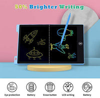 TEKFUN Girls Gifts Toys for 2-6 Year Old Girls, LCD Writing Tablet Toddler Doodle Board, 11inch Colorful Drawing Tablet Writing Pad, Educational and Learning Toy Birthday Gift (Pink) - Arteztik
