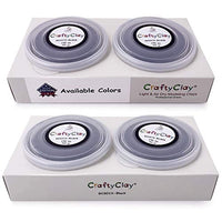 CraftyClay - Juego de 2 tazas de arcilla para modelar en seco al aire - Arteztik
