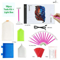 Lumsburry - Caja de luz LED A4 para pintura de diamante 5D - Arteztik

