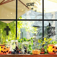 20 plantillas de Halloween para decoración de bricolaje, reutilizables, de plástico, para manualidades, decoración, papel, dibujo, vidrio, puerta, cuerpo, madera - Arteztik
