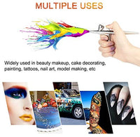 Snefe - Kit de aerógrafo de 3 modos, multiusos, con mini compresor de aire, aguja de 0.012 in para maquillaje, arte de uñas, tatuaje, decoración de tartas, pintura de coche - Arteztik
