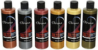 Chroma 1969 Molten, juego de pintura acrílica de metales de 8 oz Paquete de 6 botellas, colores varios, de 6.75 pulgadas de altura por 4 pulgadas de ancho y 6 pulgadas de largo - Arteztik
