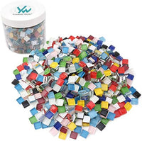 E-Home Shop - Azulejos de mosaico de cristal para mosaico (2.2 lbs, forma irregular, 35.27 oz) - Arteztik

