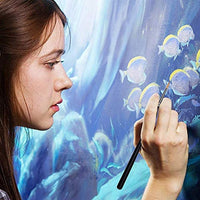 Juego de 5 pinceles de pintura de micro detalles, pinceles de pintura en miniatura para pintura, acrílico, miniatura, para acuarela, aceite - Arteztik
