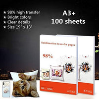 Papel de transferencia de calor Sublimation tamaño A3 Plus – 19 x 13 pulgadas (100 hojas/paquete) - Arteztik
