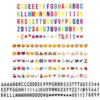 Caja de luz cinematográfica iluminada hasta 280 letras y emojis, caja de luz de cine tamaño A4 con caja de luz creativa para fiesta decorativa (blanco, A4) - Arteztik
