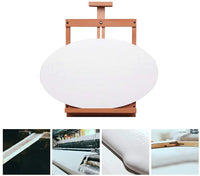 2 piezas de lienzo ovalado estirado artístico profesional tablas estiradas para pintura acrílica. - Arteztik
