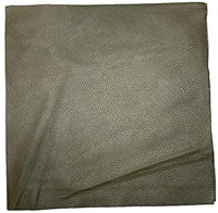 Cuero de vaca de grano natural: piezas de cuero precortadas de 12 x 12 pulgadas (blanco apagado) - Arteztik
