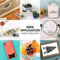Cinta de transferencia para vinilo - 44.3 x 4.9 ft con rejilla de alineación roja para vinilo adhesivo Cricut Joy y Cricut, Silhouette Cameo papel de transferencia para vinilo para calcomanías, letreros, ventanas, pegatinas - Arteztik
