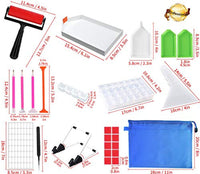 Juego de almohadillas de luz de pintura de diamante, tablero de luz grande de 15.8 × 11.8 pulgadas, caja de luz regulable B4 2021, tablero de luz de diamante con herramientas completas de pintura de diamante y accesorios - Arteztik
