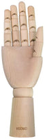 HSOMiD - Figura de mano de madera flexible para hombre, modelo de mano derecha, modelo de mano derecha, para dibujo de dibujo, pintura en casa, oficina, escritorio (12.0 in) - Arteztik
