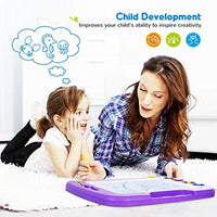 Pizarra colorida borrable magnética para bebés/niños, desarrollo de habilidades, tablero de dibujo, por Tonor - Arteztik
