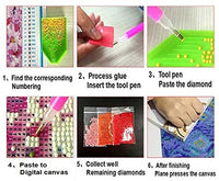 Kit de pintura de diamantes de imitación, pinta y decora con diamantes de imitación, decoración para el hogar - Arteztik
