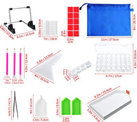 Tablero de luz para pintura de diamante con soporte, súper delgado, regulable, A4, 2da generación, con almohadilla de luz de pintura de diamante con kit completo de herramientas de pintura de diamante y accesorios - Arteztik
