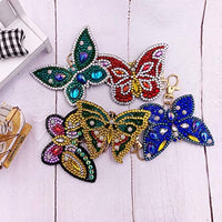 CooCu - Llavero con diamantes de imitación, diseño de mosaico con diamantes de imitación, para hacer taladros decorativos, arte y manualidades, para adultos y niños (corazón) - Arteztik

