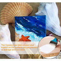 Starvasst - Paneles de lona (6.0 x 6.0 in, 24 unidades, algodón, preestirados, pequeños lienzos en blanco, para pinturas, manualidades, pequeños acrílicos, proyectos de arte al óleo - Arteztik
