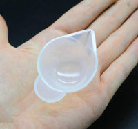 Honkoolly 15 unidades de moldes de silicona dispensador de mini taza de medición, herramientas de modulación de color para manualidades de resina epoxi - Arteztik
