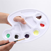 Pinceles de palé de pintura, paleta de pintura para niños, bandeja de pintura de pincel, paleta de pintura de aceite, juego de pinceles de pintura acrílica, 25 pinceles y 5 paletas de bandeja de pintura para niños y adultos para crear paleta de pintura de - Arteztik
