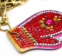 Cieovo - 8 llaveros de Navidad con diamantes de imitación, diseño 5D - Arteztik
