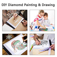 MACTING - Almohadilla de luz LED A4, 111 piezas de diamante con herramientas de pintura 5D y soporte desmontable, kit de pintura de diamante para adultos y niños - Arteztik
