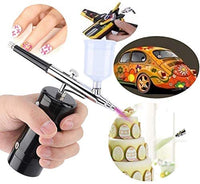 REEXBON Kit de aerógrafo inalámbrico, portátil, juego de pistola de aire con compresor, recargable, sin cable, para decoración de tartas, maquillaje, arte de uñas, modelo, pintura, tatuaje, manicura - Arteztik
