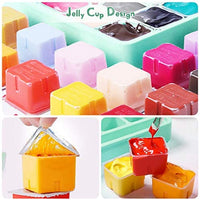 HIMI Jelly Gouache Juego de pintura, 24 colores x 1.0 fl oz/1 oz Jelly Cup diseño con 3 pinceles de pintura y paleta en un estuche de transporte para artistas, estudiantes, principiantes, pintura de acuarela opaca (rosa) - Arteztik

