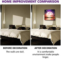 XPCARE Juego de pintura de diamante, redondo completo taladro DIY 5D pintura de diamante por número Kits Luna para decoración de pared hogar adultos y niños 12.0 x 12.0 in, HC-502 - Arteztik
