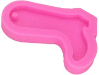 Nifocc - Molde de silicona con forma de bota de vaquero, talones altos, llavero, amuletos de resina epoxi moldes de fundición con agujero para manualidades – 2 piezas - Arteztik
