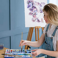 Juego de pinceles de pintura profesional para acuarela, pinceles redondos para pintura artística, gouache, detalles finos, acrílico, gouache, aceite - Arteztik
