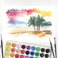 U.S. Art Supply - Juego de 80 botes de pintura acrílica de 0.1 fl oz, colores vivos para artistas, estudiantes, principiantes, pinturas de retrato en lienzo - Arteztik
