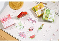 Doraking 300 pegatinas para decoración de conejos de dibujos animados para álbumes de recortes Bujos, 6 temas bonitos conejos pegatinas (amarillo) - Arteztik
