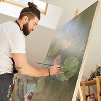 DUGATO Artist Filbert Juego de 13 pinceles de pintura, suave, antidesprendimiento, de nailon, mango largo, para pintura acrílica de acuarela, pintura de gouache por números (13 piezas) - Arteztik
