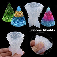 10Pcs Silicone Coffin Box Resin Molds Set Halloween Decoration Casket Resin Casting Molds Bat Owl Skull Hands Pumpkin Spider Shape DIY Mold - Arteztik
