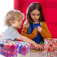 7 Layers Stackable Storage Container, 70 Adjustable Compartments (Purple) Stackable Storage Container, Perfect for Kids Toys, Art Crafts, Jewelry, Supplies, Mini Case & Letter Sticker Included - Arteztik
